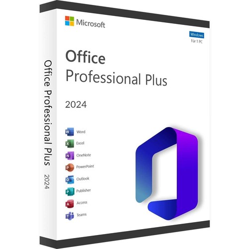 MS Office 2024 Professional Plus Vollversion Key - Sofort Versand✅