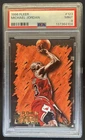 1996-97 Fleer Michael Jordan Hardwood Leader #123 Bulls PSA 9