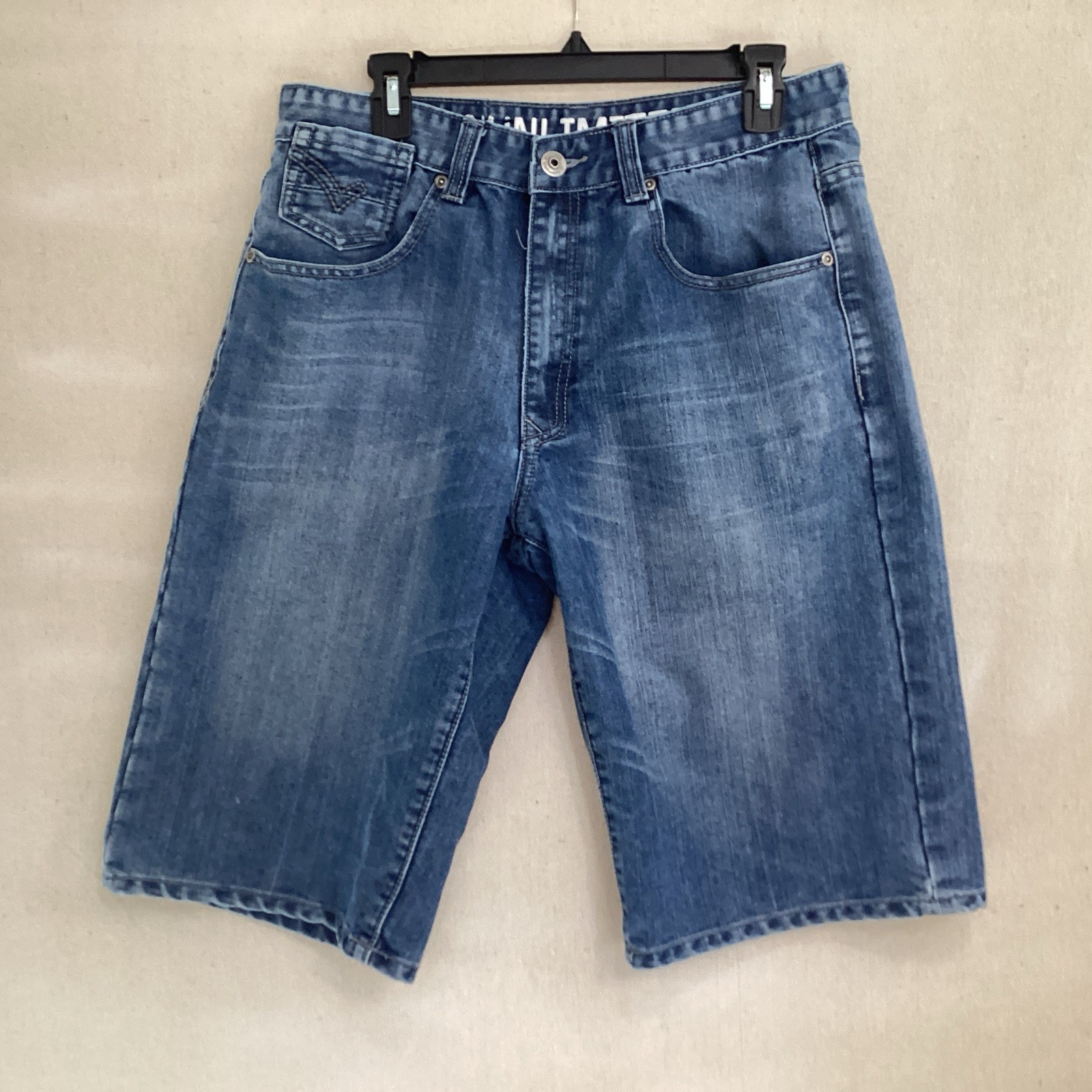 ecko unltd shorts men’s 32 72+ unlimited blue denim