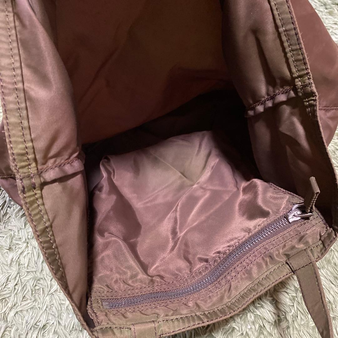 Prada Robot Patchwork Tote Bag Nylon Triangle Log… - image 7