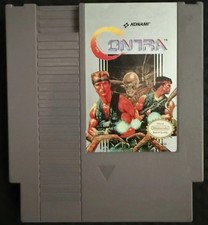 Contra (Nintendo NES) Konami Video Game Cartridge NTSC Tested. Authentic