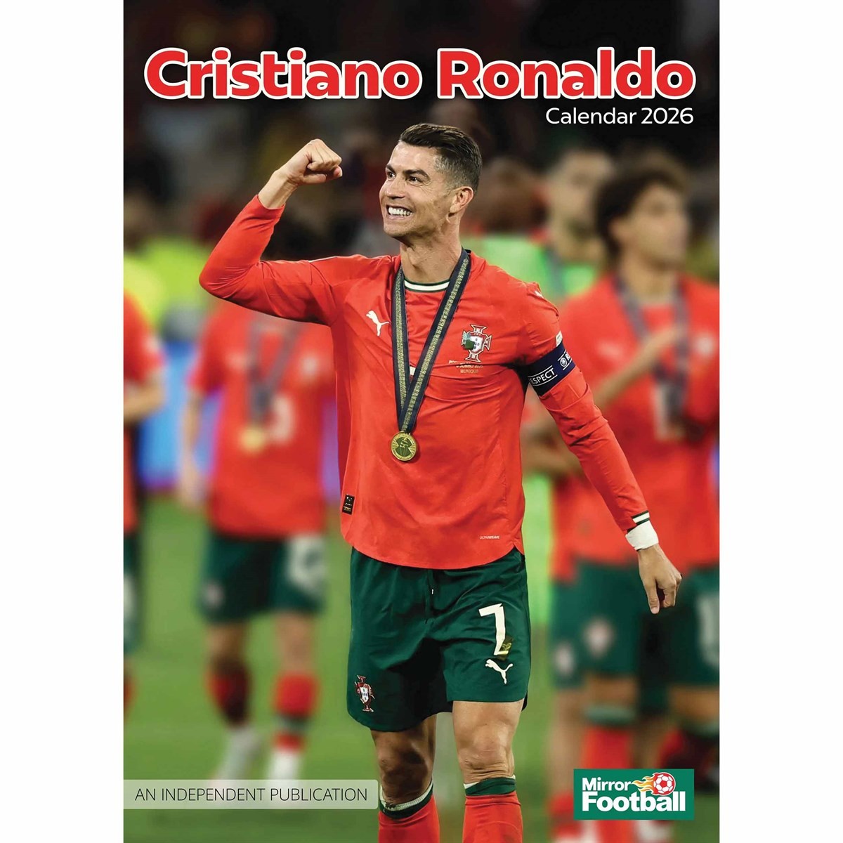 Cristiano Ronaldo A3 Calendar 2026, Wall Calendars, Month To View, Sports, Gift