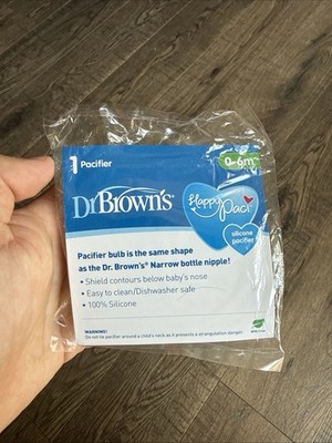 NEW Sealed-Dr. Brown's Happy Paci 0-6m BPA Free Silicone Pacifier