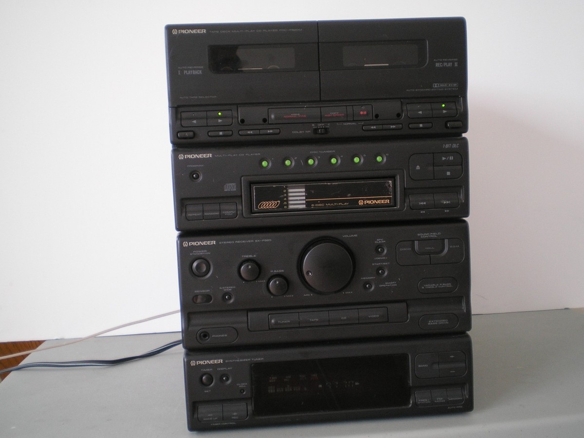 Pioneer SX-P520 and PDC-P520M AM/FM CD system, cassette not