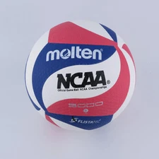 Molten V5M5000 Indoor Volleyball FLISTATEC Red White Blue Size 5 NCAA