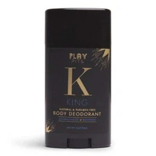 Play Pits King Natural Solid Deodorant 2.65oz - New
