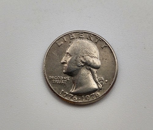 1976 D ERROR Washington Bicentennial Quarter Filled Die "D" Mint Mark Circulated