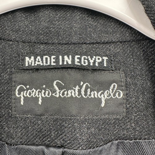 Giorgio Sant Angelo Womens Vintage Old Money Blazer Size 8 Wool Double Breasted - Picture 3 of 9