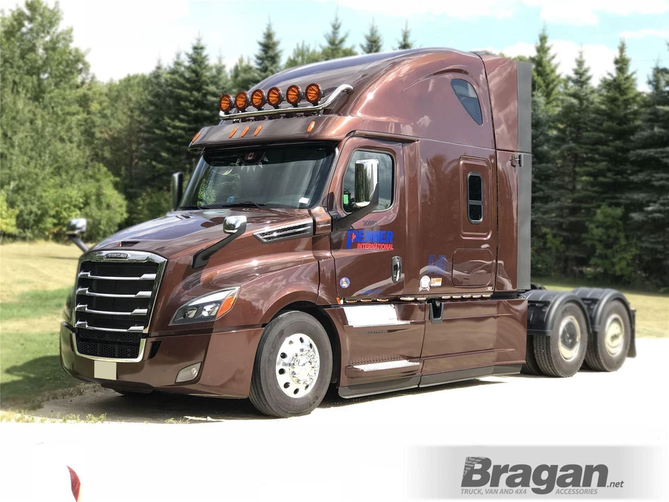 Barra de techo + LED empotrado x7 para accesorios de camión Volvo VNL 780 730 670 American Foto 2 de 4