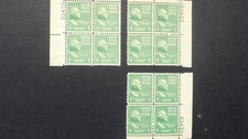 #804 1c George Washington Plate Block #23433 3 Corners MNH OG VF