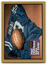 1991 Enor Pro Football HOF #116 58 NFL Championship Baltimore Colts
