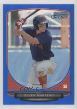 2013 Bowman Chrome Prospects Blue Refractor 142/250 Deven Marrero #BCP120 6u5