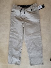 Big Youth Volcom Drawstring Beige Pants Sz 14 EW