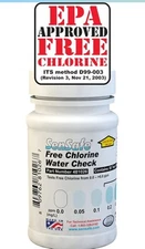Industrial Test Systems SenSafe 481026 Free Chlorine Test Strip | USEPA Appro...