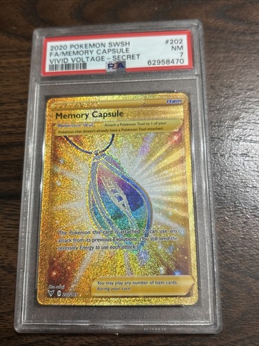 Memory Capsule graded PSA 7 for sale on eBay