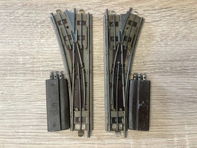 Hornby Dublo Spurweite OO EODPL & EODPR 3-Schienen elektrische Weichen Gleis - links & rechts