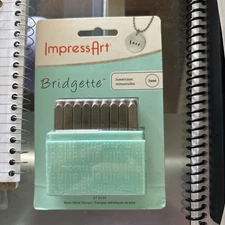 Impressart Basic Bridgette Lowercase Letter Metal Stamp Set 3mm