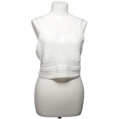 Primark Cares, Crop Top, Größe: 42/44, Weiß, Acryl/Polyamid/Polyester #XtJ