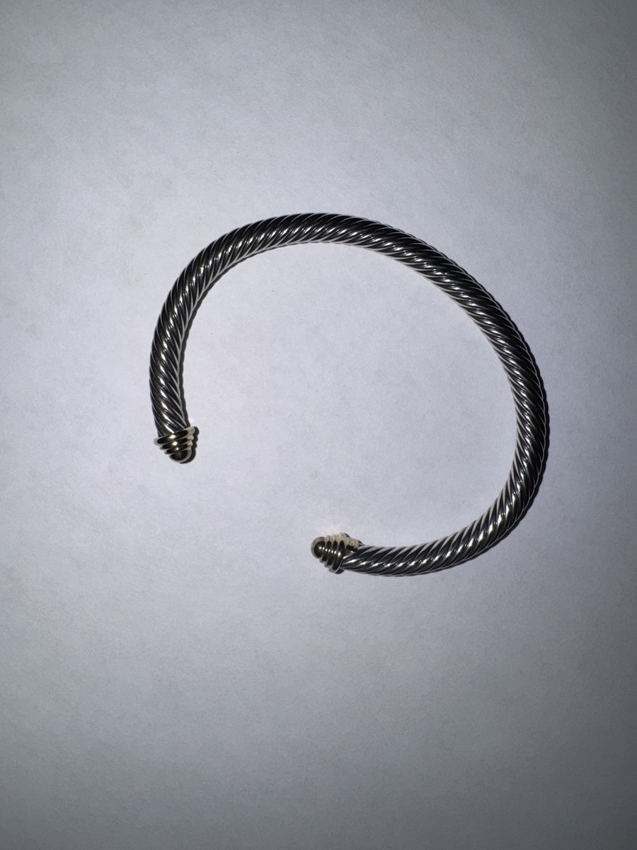 David Yurman Cable Classics Cuff Bracelet Sterling Silver  display picture 1