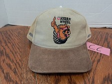 Vintage Titan ISO 9001 Wheels Made In Usa Men's Hat Quincy IL Cap Khaki Bear