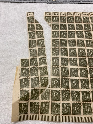 GERMANY-(-1922-1923-)-30-Mark-MINERS -lot Of PARTIAL SHEETS/FAULTS-SEE PHOTOS - Picture 6 of 16