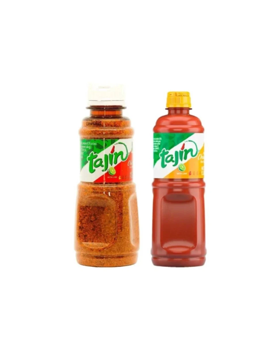Tajin Chamoy Sauce 455ml & Tajin Clasico 400g Fruit Snack Bundle