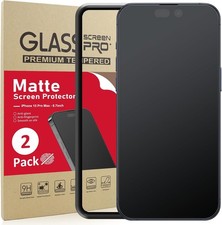 2PCS Matte Screen Protector for iPhone 15 Pro Max 6.7 Inch Anti Glare Features