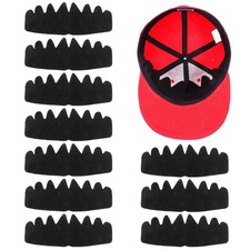 10 PCS Black Baseball Caps Inserts, Flexible Washable Hat Shaper Insert...