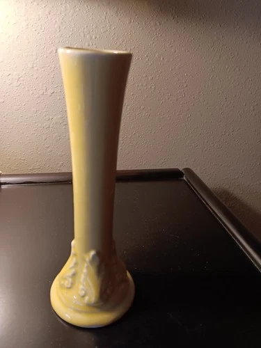 Vintage Brush McCoy Yellow Bud Vase