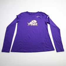 TCU Horned Frogs Nike Pro Dri-Fit Long Sleeve Shirt Women's Purple Used