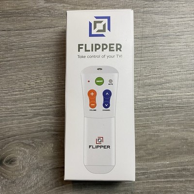 Flipper Big Button Remote for Seniors Elderly Universal TV Easy to Read Open Box