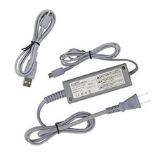 Wii U Gamepad Charger Power Charging Adapter Supply Cord AC Adapter And USB