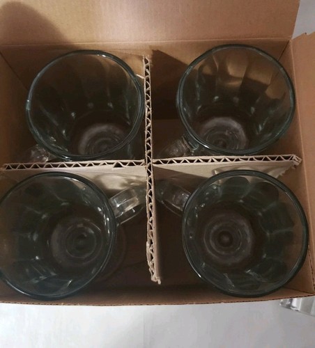 Libbey Irish Kaffeetassen Standfuß 5,75" Gläser mit Rand 4er Set - Bild 4 von 4