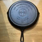 Griswold Cast Iron Breakfast Skillet 665 Block Logo Erie PA Restored