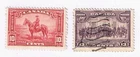 Stamps Canada #223 RCMP MH + #224 Charlottetown Conference USED