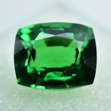 Natural Tsavorite Garnet Cushion Shape Green 10.00 Ct Loose Gemstone