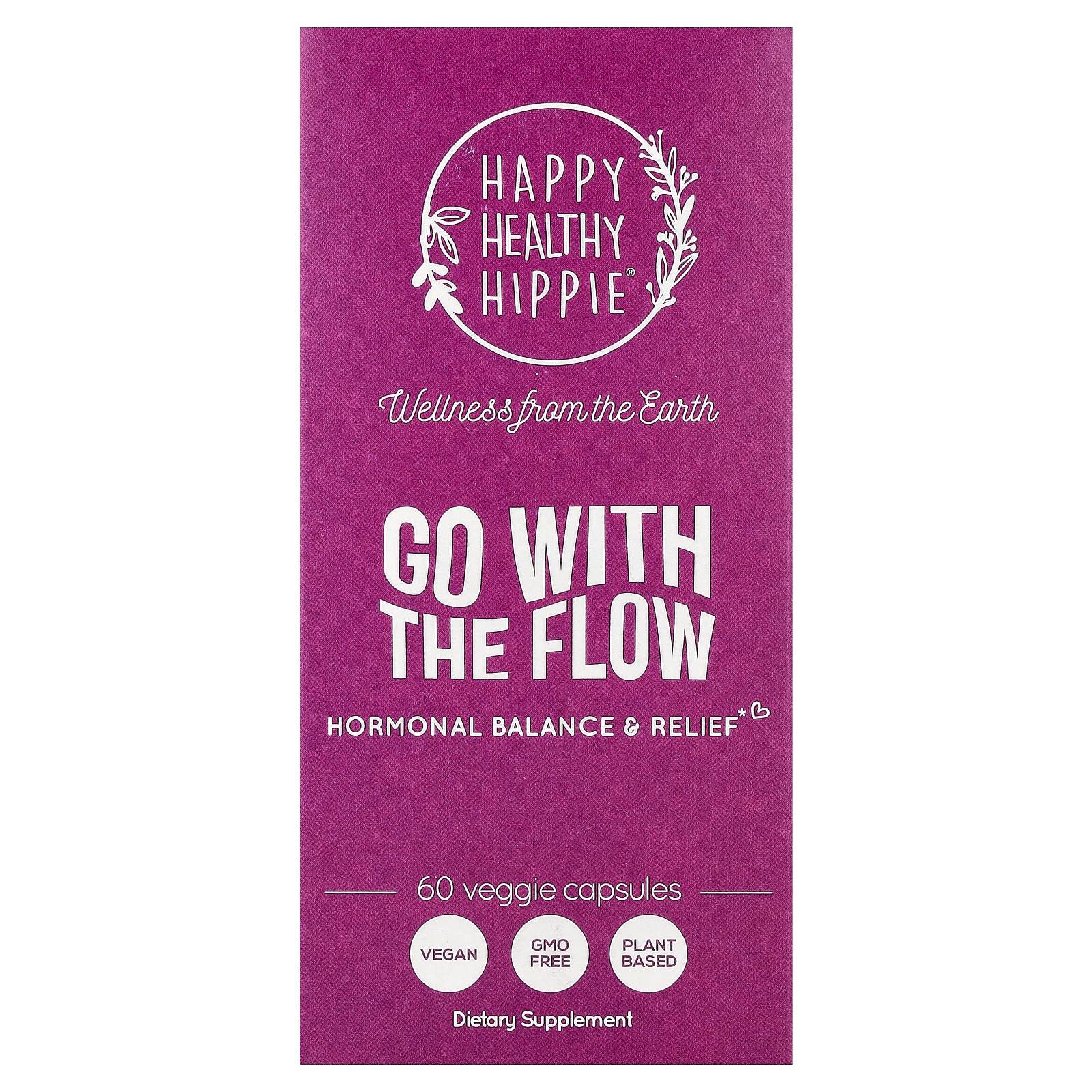 Go With The Flow, Hormonal Balance - Relief, 60 Veggie Capsules