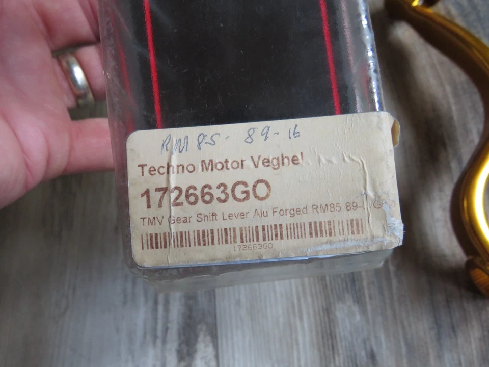 NUEVA PALANCA DE CAMBIOS TMV dorada 172663GO para Suzuki RM85 RM80 89-23 OM28 Foto 3 de 3