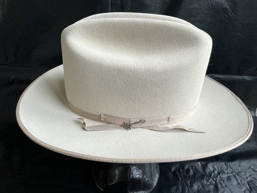 Stetson® 6X 100% Pura Pelliccia Feltro - Strada Aperta - Con Scatola - 150 Anniversari - 7 3/4 - Foto 6 di 17