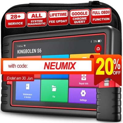 KINGBOLEN S6 AD800 BT OBD2 Diagnosegerät ALLE SYSTEM Bluetooth Scanner CANFD SGW