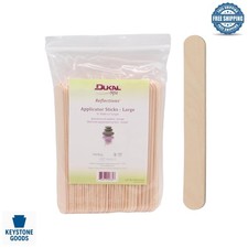 Large Wooden Waxing Applicator Sticks - 100-Pack for Hair Removal  Body Waxing