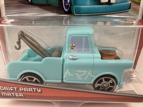 Rare Disney Cars Tokyo Mater Drift Party Tow Truck Blue - Picture 3 of 3