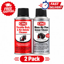 Crc Mass Air Flow Throttle Body Single-use Cleaner Twin Pack Kit Crc Mass Air Flow Throttle Body Single-use Cleaner Twin Pack Kit