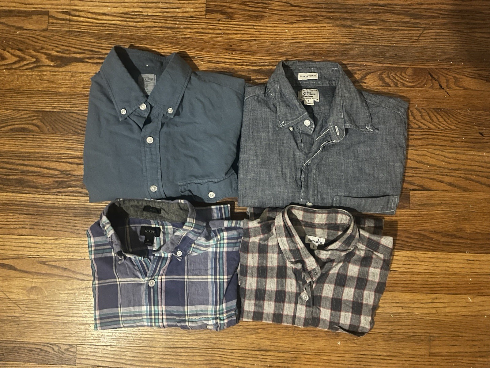 J. Crew Men Shirt Sz Small Lot of 3 (read description)