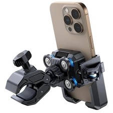 Motorcycle Phone Holder Mount Handlebar Shockproof 360 Universal Waterproof
