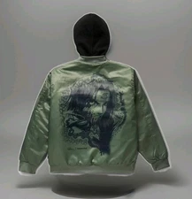 Primitive Skatewear Naruto Clones Two-Fer Bomber Jacket, Olive Color Men's SZ M