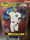 Aaron Judge RARE RED REFRACTOR INVESTMENT CARD SSP TOPPS YANKEES MVP MINT