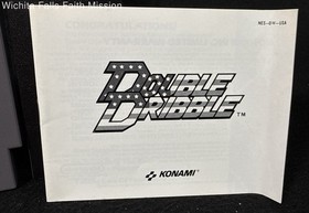 Double Dribble for Nintendo NES includes Case, Game, Manual