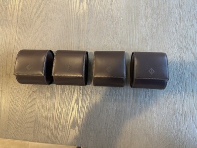 4 Authentic Patek Philippe Leather Watch Travel Cases