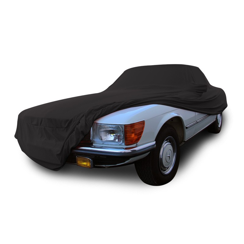 Bâche Coverlux+ sur mesure pour Mercedes R107 de 1971 à 1989 finition noir haute couture